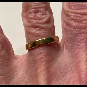 Vintage 18k Gold Smooth Stack Band Ring